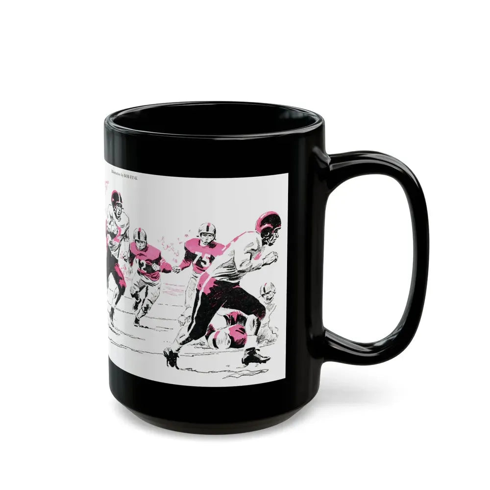 Executive Fullback, Bluebook Magazine, November 1953 - Black Coffee Mug - Go Mug Yourself