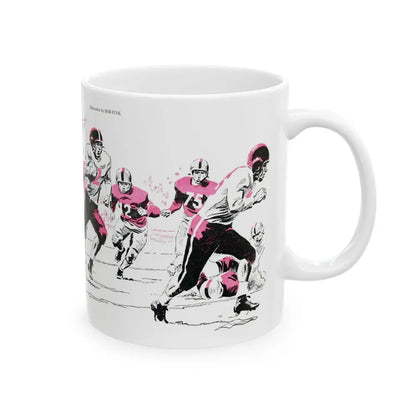 Executive Fullback, Bluebook Magazine, November 1953 - White Coffee Mug - Go Mug Yourself