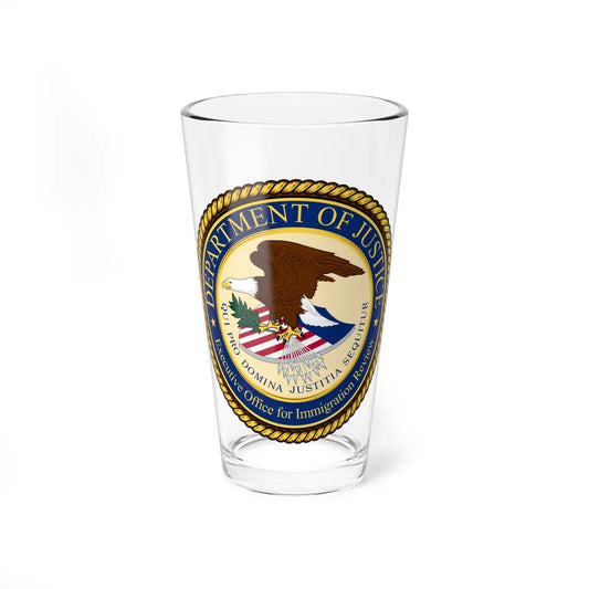 Executive Office for Immigration Review - Pint Glass 16oz-16oz-Go Mug Yourself