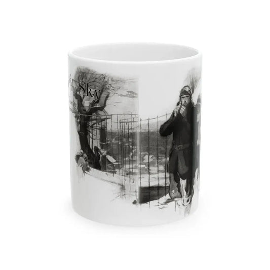 Exiles of the Sky (1), Redbook magazine, December 1926 - White Coffee Mug 11oz - Go Mug Yourself