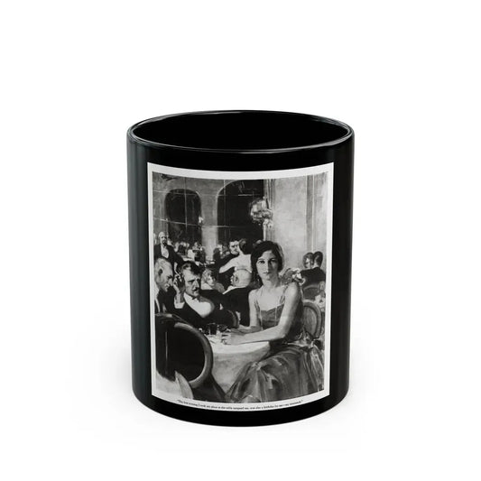 Exiles of the Sky (2), Redbook magazine, December 1926 - Black Coffee Mug 11oz - Go Mug Yourself