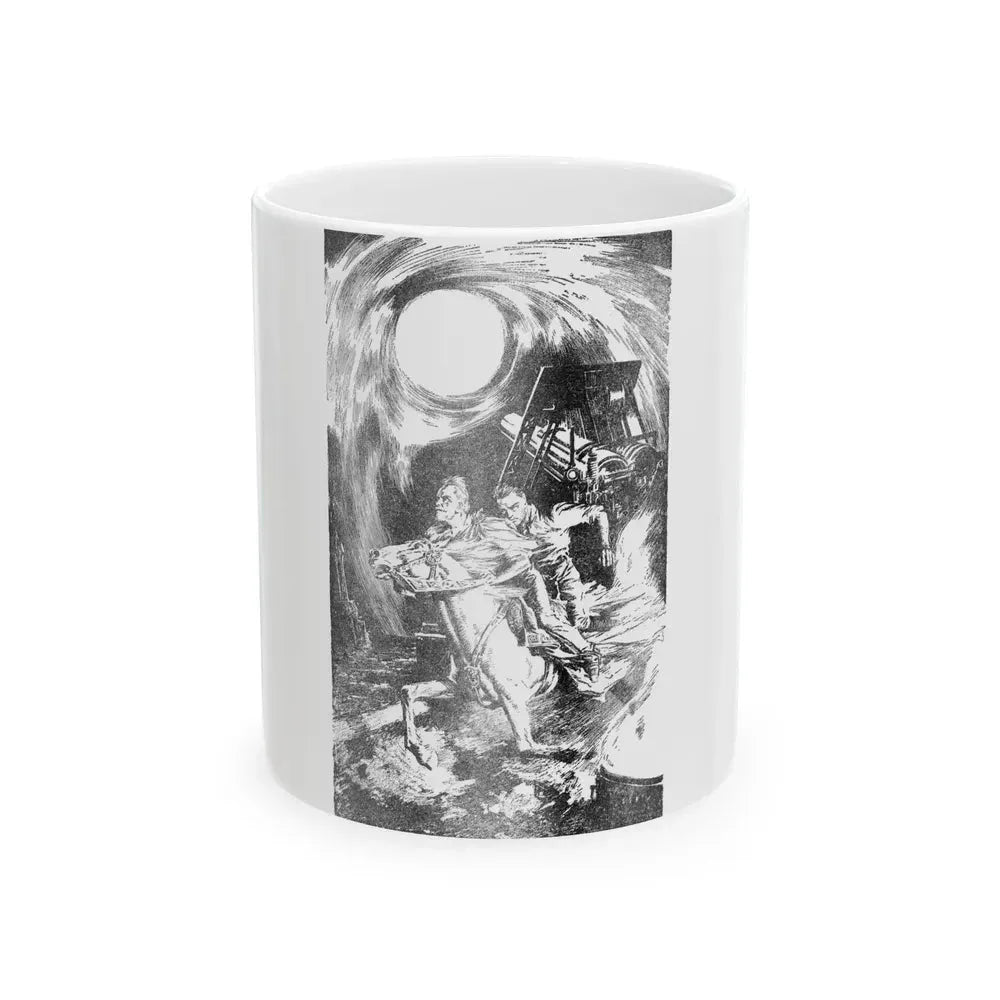 Exiles of Time, Blue Book Magazine, May 1940 - White Coffee Mug 11oz - Go Mug Yourself