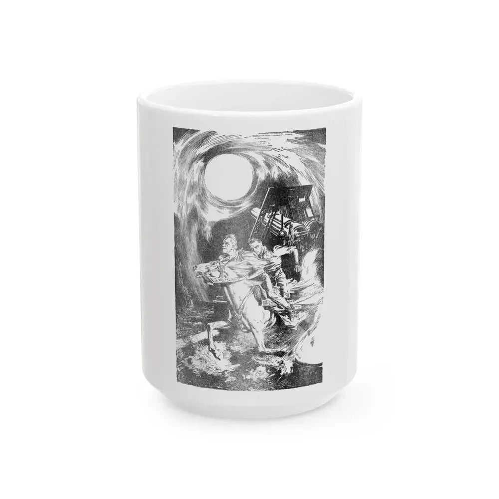 Exiles of Time, Blue Book Magazine, May 1940 - White Coffee Mug 15oz - Go Mug Yourself