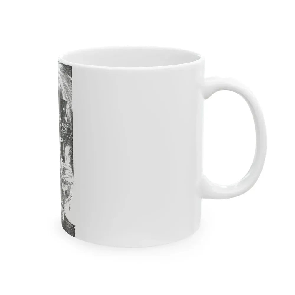 Exiles of Time, Blue Book Magazine, May 1940 - White Coffee Mug - Go Mug Yourself