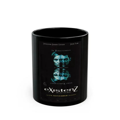 EXISTENZ (GERMAN) 1999 Movie Poster - Black Coffee Mug 11oz - Go Mug Yourself
