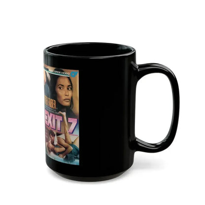 EXIT 7 PETER FABER (VHS COVER) - Black Coffee Mug - Go Mug Yourself