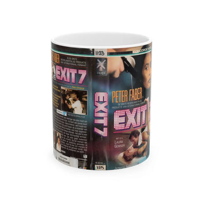 EXIT 7 PETER FABER (VHS COVER) - White Coffee Mug-11oz-Go Mug Yourself