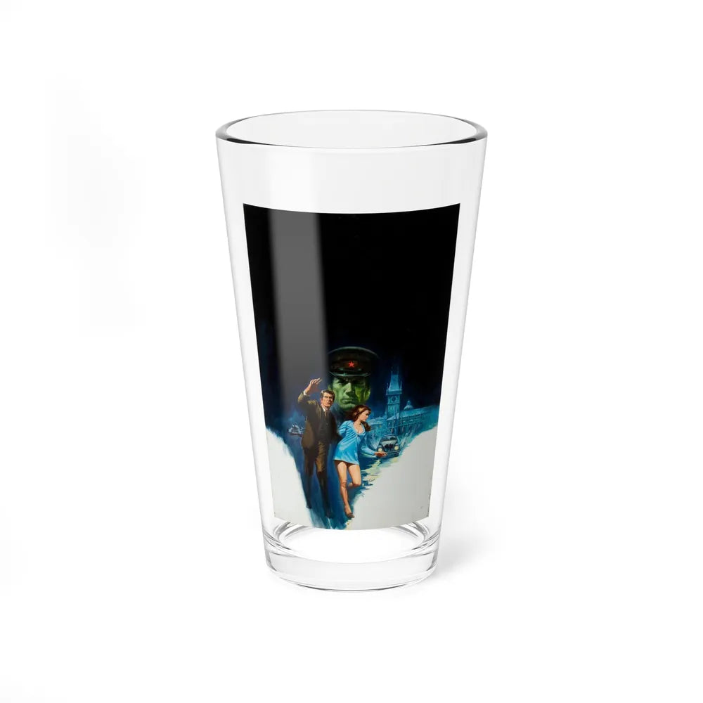 Exit from Prague, paperback cover - Pint Glass 16oz-16oz-Go Mug Yourself