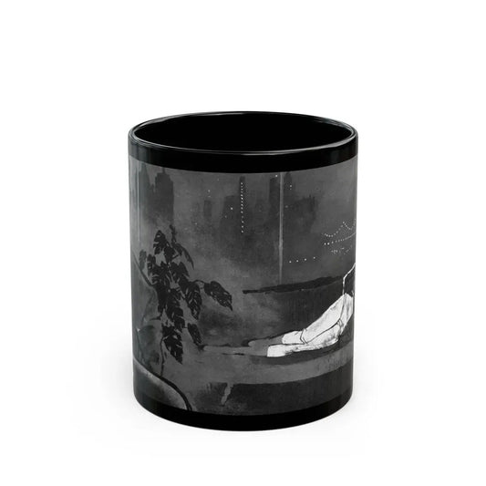Exit in Poetry, Fling magazine, No. 11, 1959 - Black Coffee Mug 11oz - Go Mug Yourself