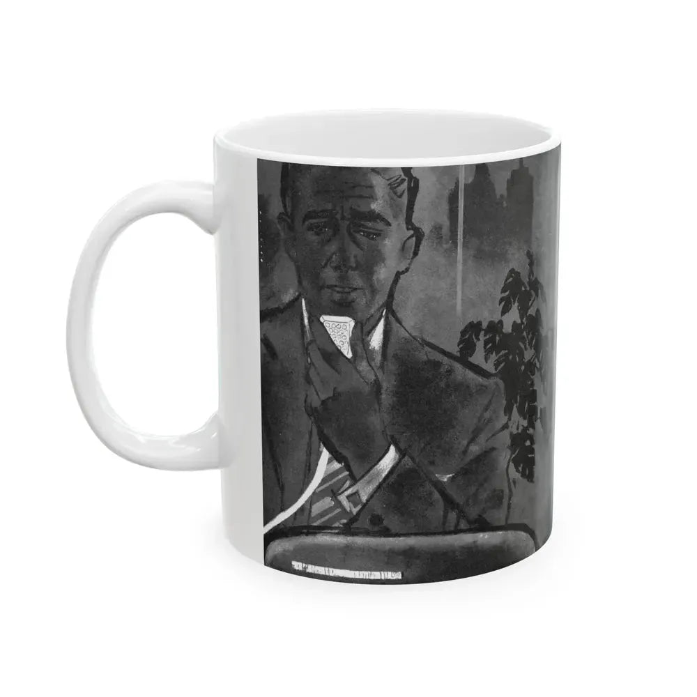 Exit in Poetry, Fling magazine, No. 11, 1959 - White Coffee Mug - Go Mug Yourself