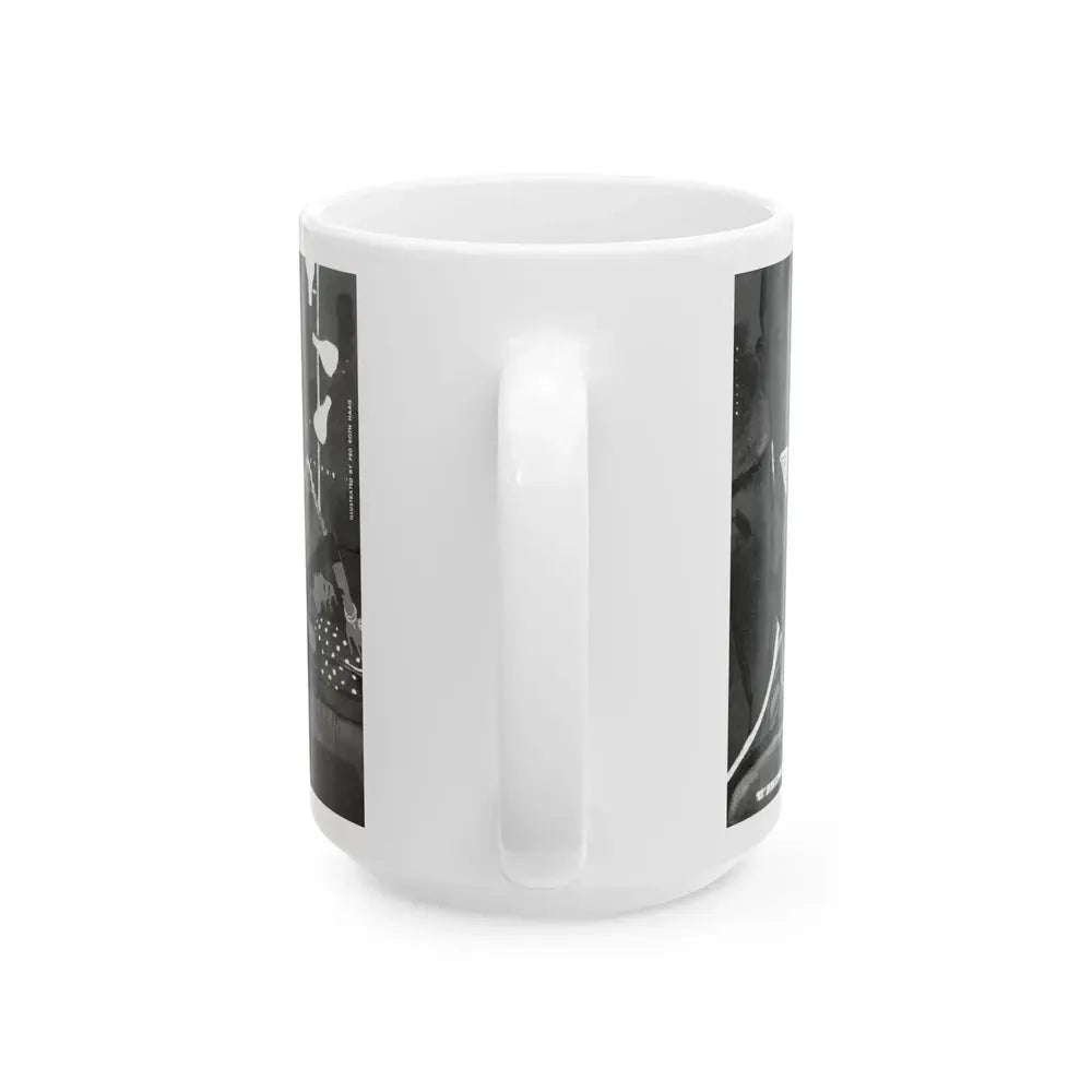 Exit in Poetry, Fling magazine, No. 11, 1959 - White Coffee Mug - Go Mug Yourself