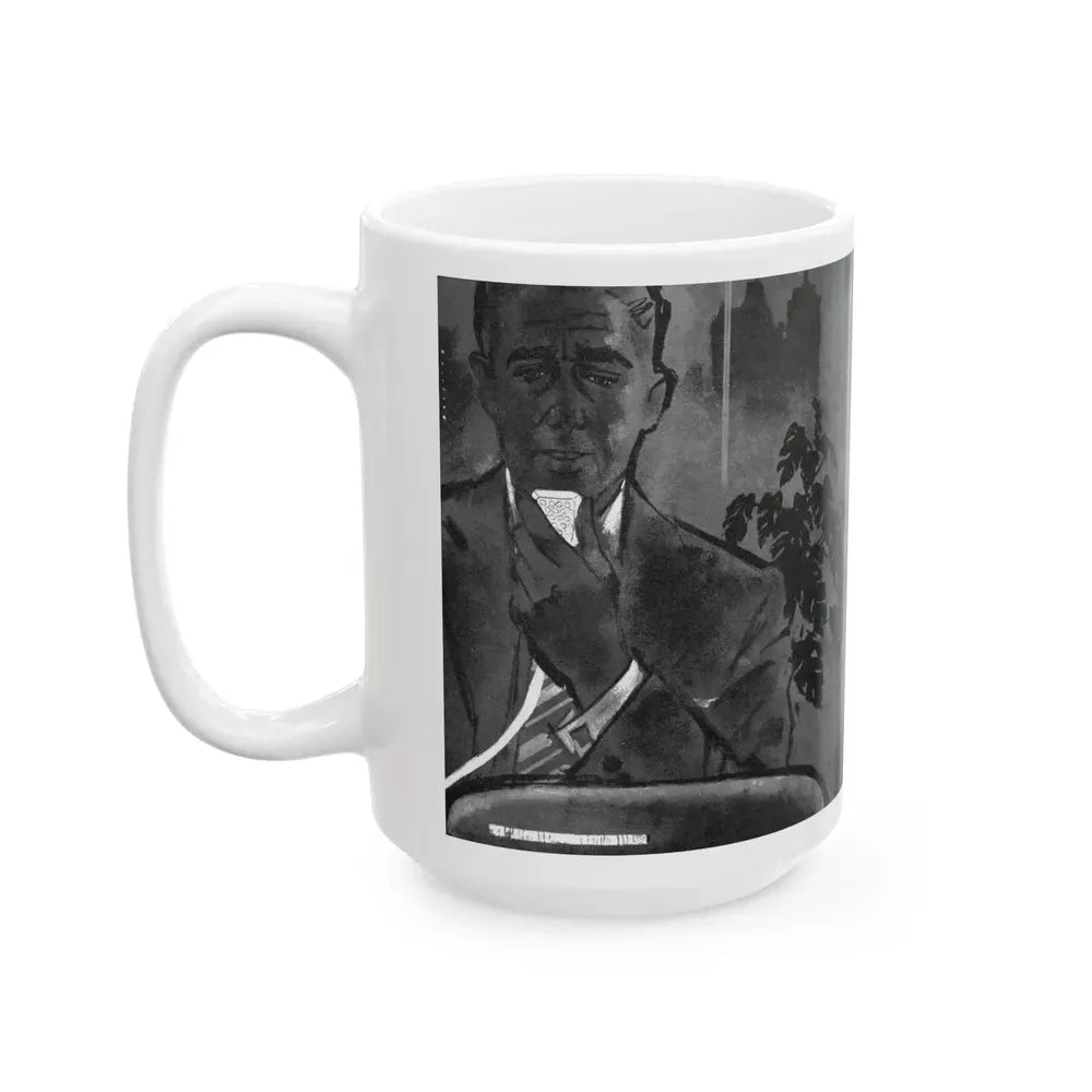 Exit in Poetry, Fling magazine, No. 11, 1959 - White Coffee Mug - Go Mug Yourself