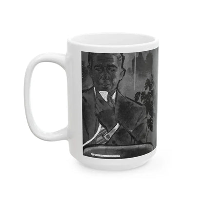 Exit in Poetry, Fling magazine, No. 11, 1959 - White Coffee Mug - Go Mug Yourself