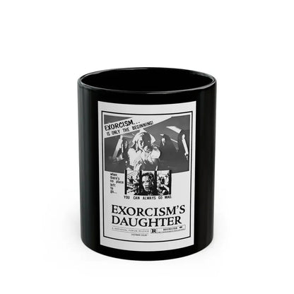 EXORCISM'S DAUGHTER 1971 Movie Poster - Black Coffee Mug 11oz - Go Mug Yourself