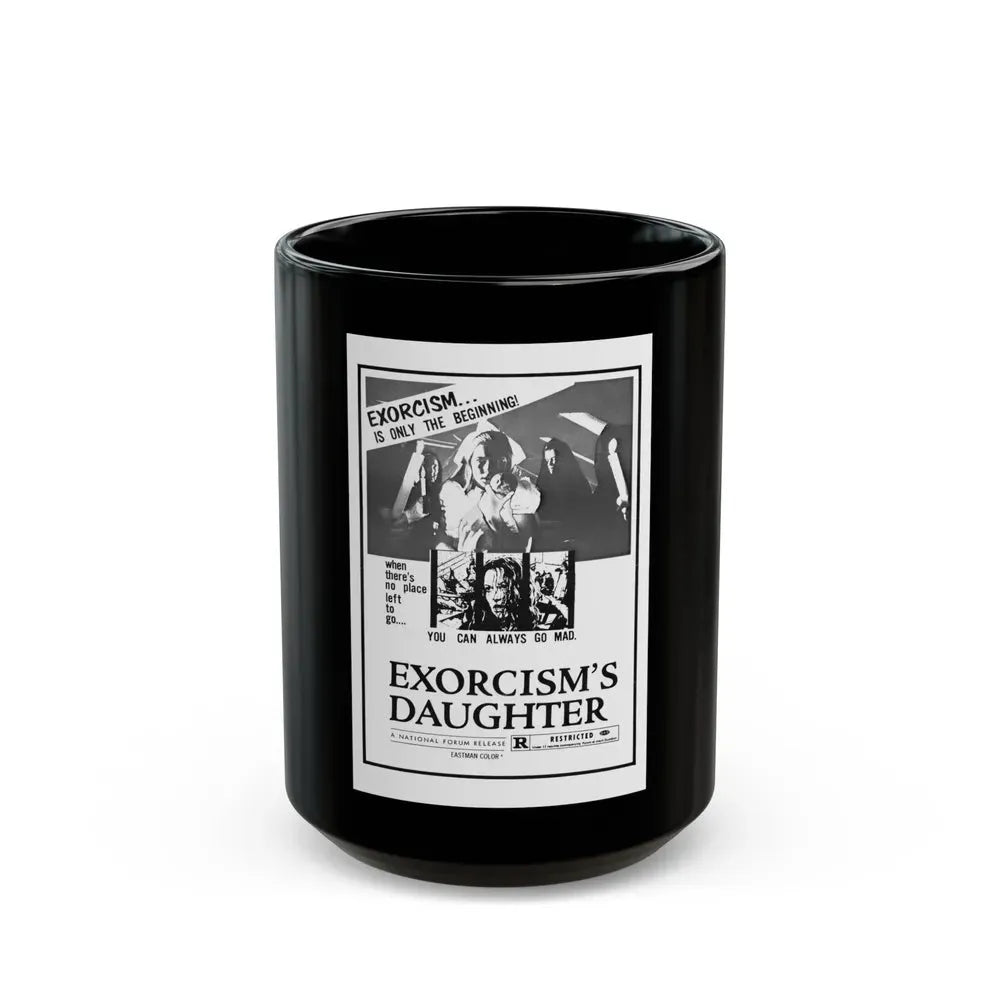 EXORCISM'S DAUGHTER 1971 Movie Poster - Black Coffee Mug 15oz - Go Mug Yourself