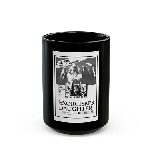 EXORCISM'S DAUGHTER 1971 Movie Poster - Black Coffee Mug 15oz - Go Mug Yourself