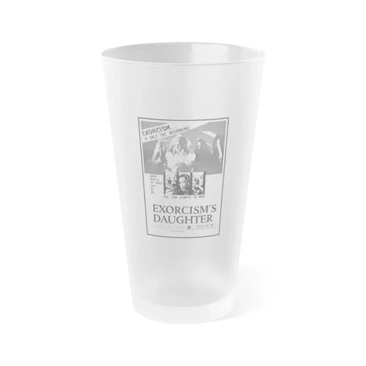 EXORCISM'S DAUGHTER 1971 Movie Poster - Frosted Pint Glass 16oz 16oz Frosted - Go Mug Yourself