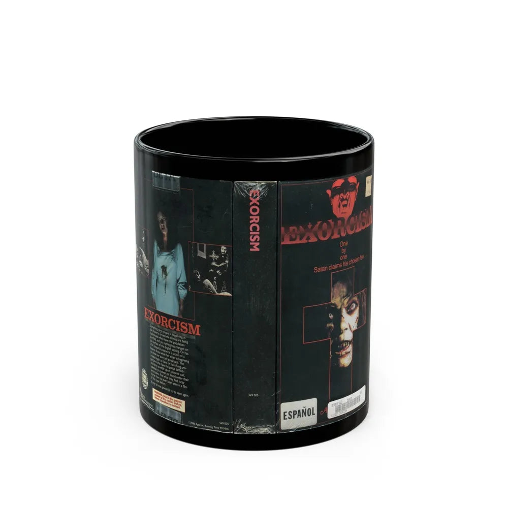 EXORCISM SPANISH (VHS COVER) - Black Coffee Mug-11oz-Go Mug Yourself