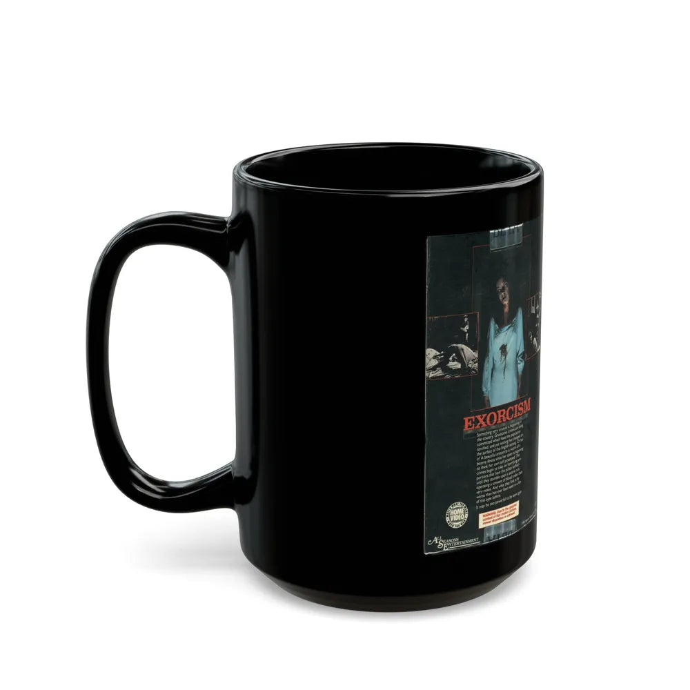 EXORCISM SPANISH (VHS COVER) - Black Coffee Mug-Go Mug Yourself