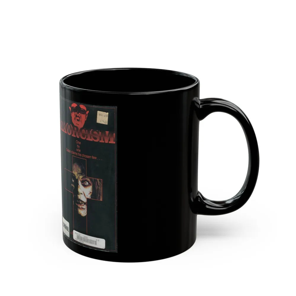 EXORCISM SPANISH (VHS COVER) - Black Coffee Mug-Go Mug Yourself