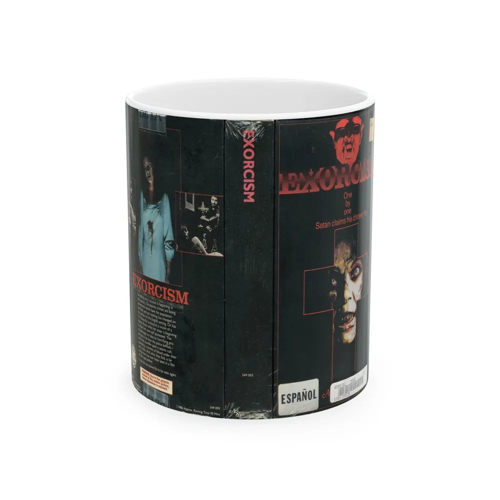 EXORCISM SPANISH (VHS COVER) - White Coffee Mug-11oz-Go Mug Yourself