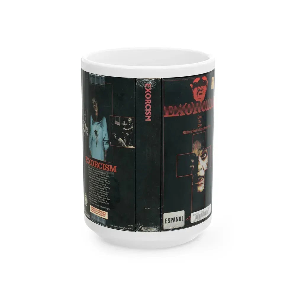 EXORCISM SPANISH (VHS COVER) - White Coffee Mug 15oz - Go Mug Yourself