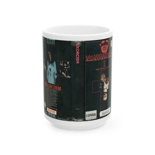EXORCISM SPANISH (VHS COVER) - White Coffee Mug 15oz - Go Mug Yourself