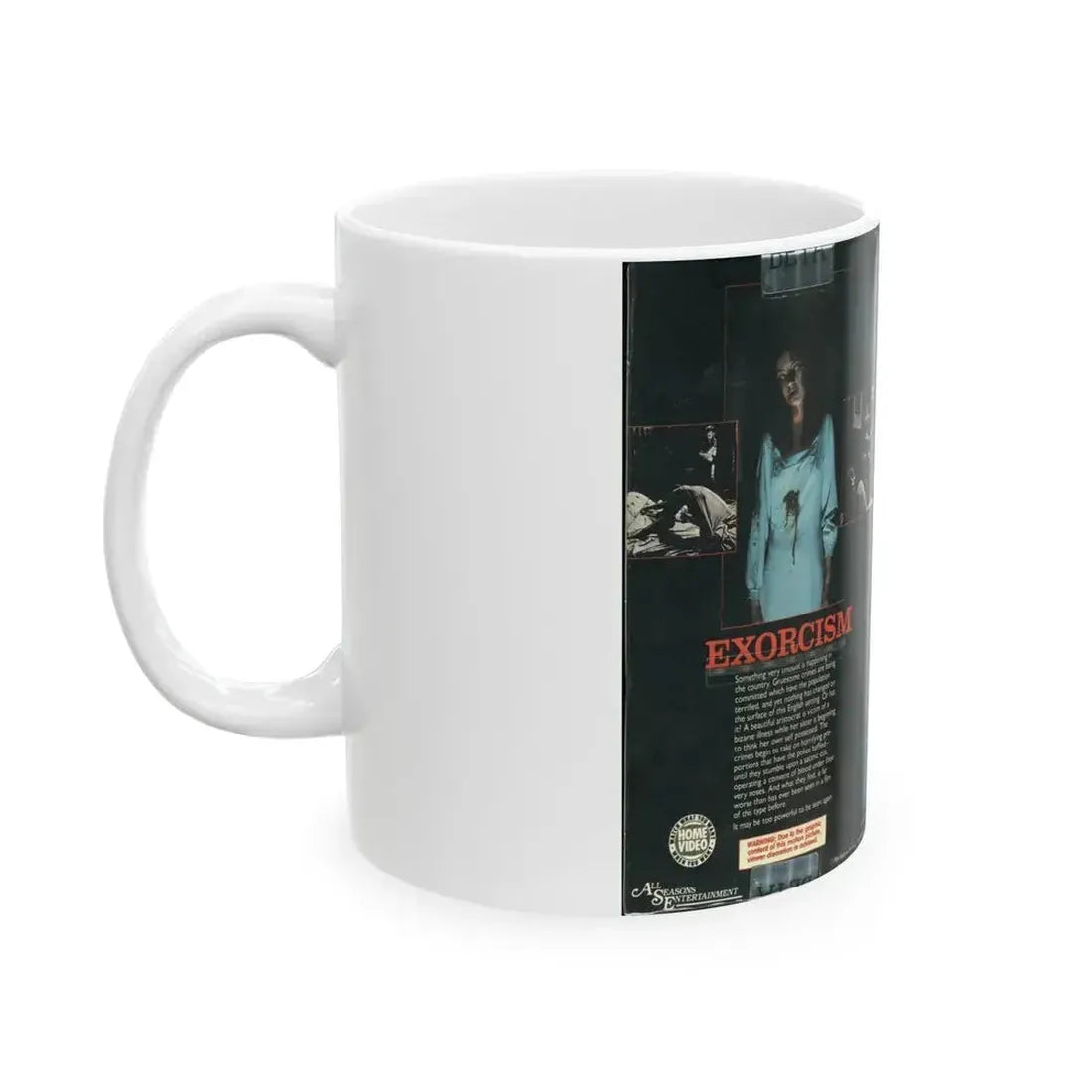 EXORCISM SPANISH (VHS COVER) - White Coffee Mug - Go Mug Yourself