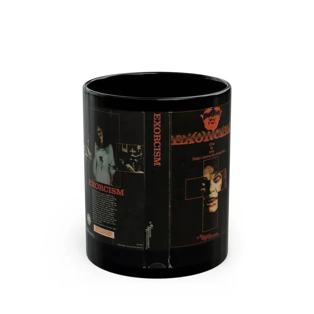 EXORCISM (VHS COVER) - Black Coffee Mug 11oz - Go Mug Yourself