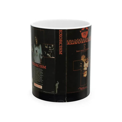 EXORCISM (VHS COVER) - White Coffee Mug 11oz - Go Mug Yourself