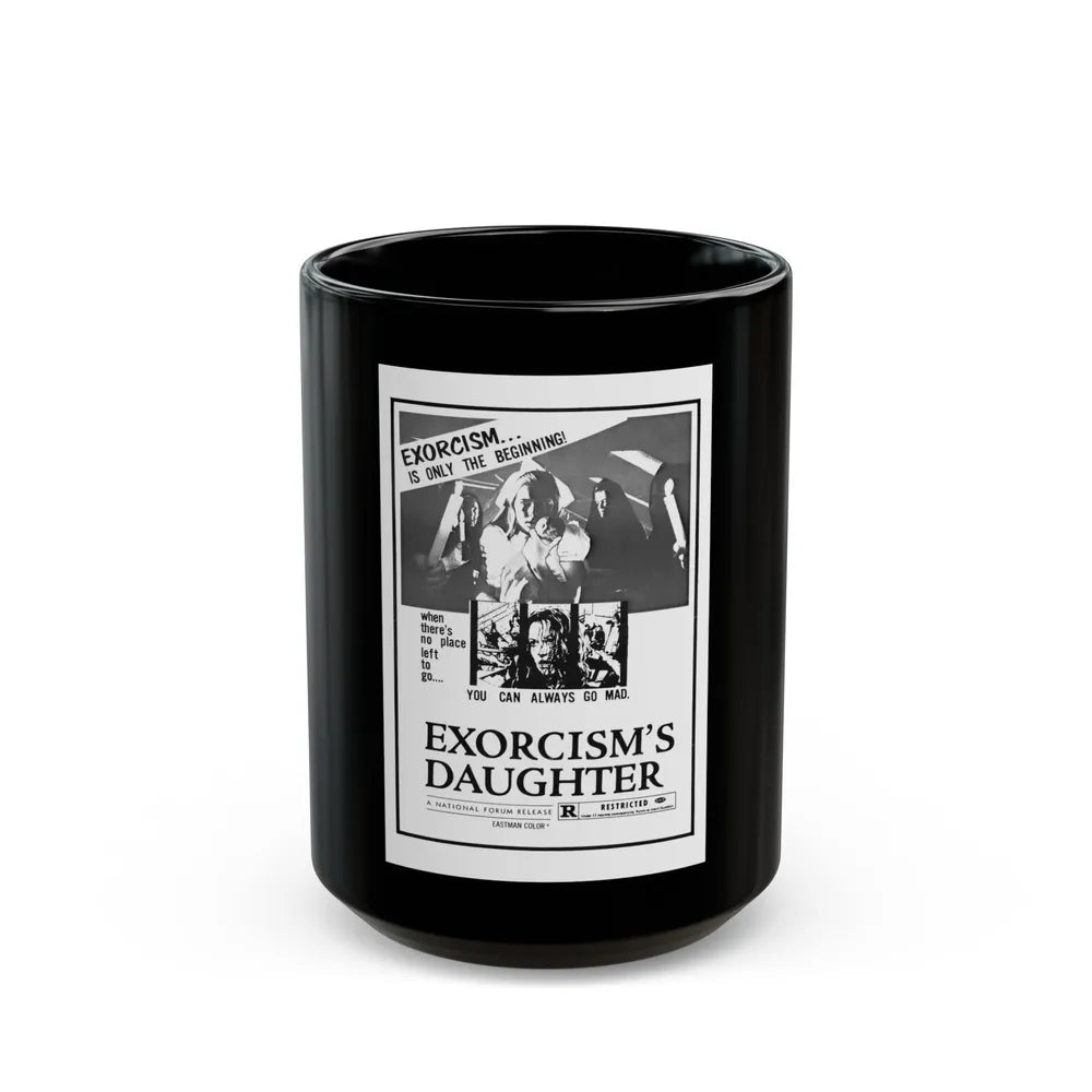 EXORCISM'S DAUGHTER 1971 Movie Poster - Black Coffee Mug-15oz-Go Mug Yourself