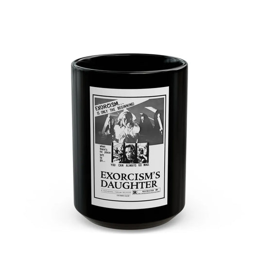 EXORCISM'S DAUGHTER 1971 Movie Poster - Black Coffee Mug-15oz-Go Mug Yourself