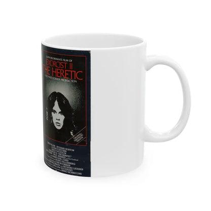 EXORCIST 2 THE HERETIC (VHS COVER) - White Coffee Mug-Go Mug Yourself