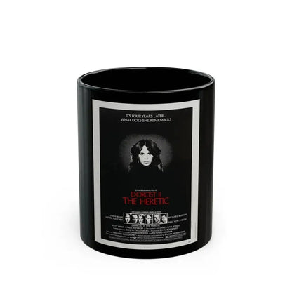 EXORCIST II THE HERETIC 1977 Movie Poster - Black Coffee Mug 11oz - Go Mug Yourself