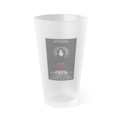 EXORCIST II THE HERETIC 1977 Movie Poster - Frosted Pint Glass 16oz-16oz-Frosted-Go Mug Yourself