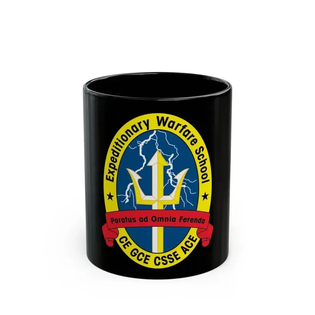 Exp War School (USMC) Black Coffee Mug 11oz - Go Mug Yourself