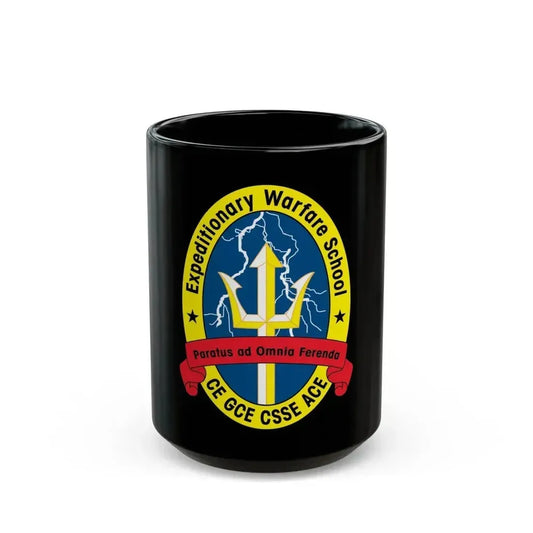 Exp War School (USMC) Black Coffee Mug 15oz - Go Mug Yourself