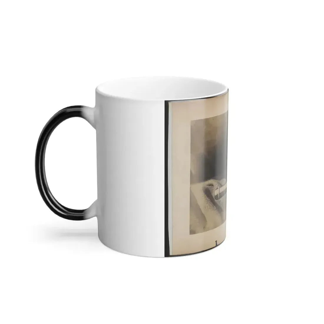 Expedients for Crossing Streams, Pocket Auger Used to Construct the Frames of the Blanket Boats (U.S. Civil War) Color Changing Coffee Mug 11oz - Go Mug Yourself