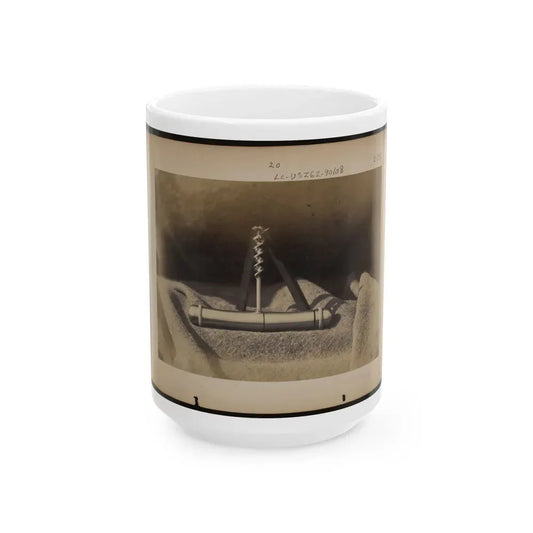 Expedients For Crossing Streams, Pocket Auger Used To Construct The Frames Of The Blanket Boats (U.S. Civil War) White Coffee Mug 15oz - Go Mug Yourself