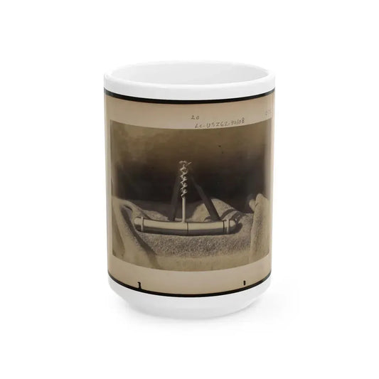 Expedients For Crossing Streams, Pocket Auger Used To Construct The Frames Of The Blanket Boats (U.S. Civil War) White Coffee Mug 15oz - Go Mug Yourself