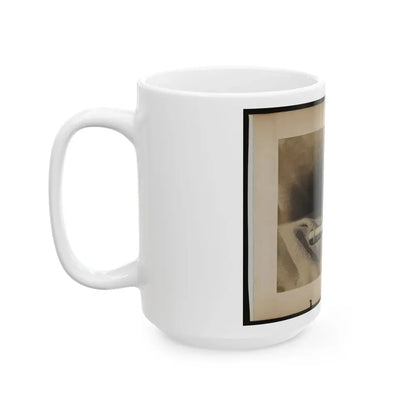 Expedients For Crossing Streams, Pocket Auger Used To Construct The Frames Of The Blanket Boats (U.S. Civil War) White Coffee Mug - Go Mug Yourself