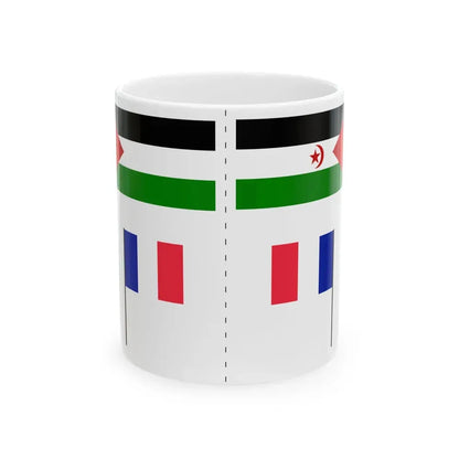 Explanation of flag hoisting (France) White Coffee Mug 11oz - Go Mug Yourself