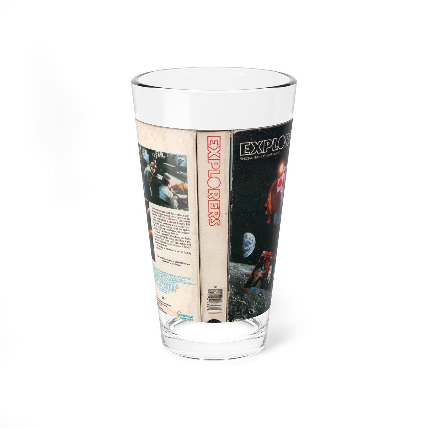 EXPLORERS (VHS COVER) Pint Glass 16oz-16oz-Go Mug Yourself