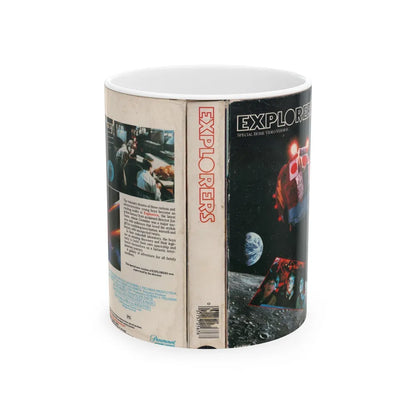 EXPLORERS (VHS COVER) - White Coffee Mug-11oz-Go Mug Yourself