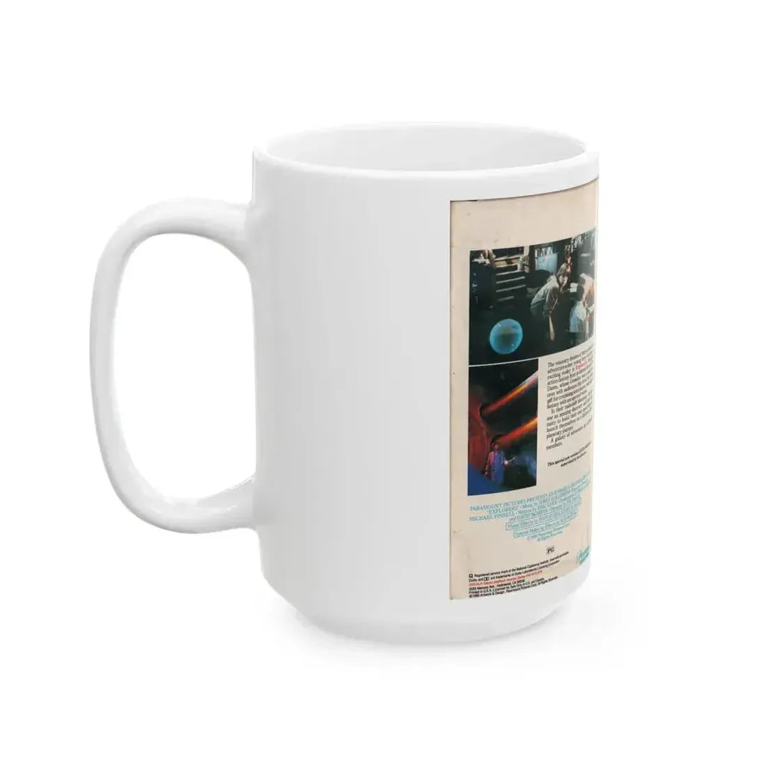 EXPLORERS (VHS COVER) - White Coffee Mug - Go Mug Yourself