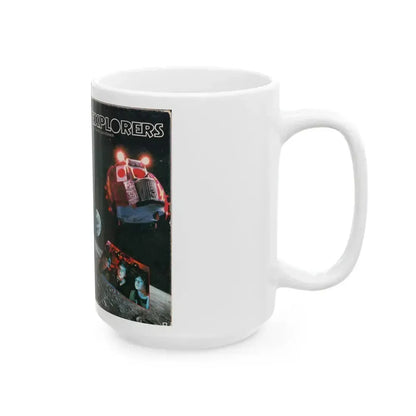 EXPLORERS (VHS COVER) - White Coffee Mug - Go Mug Yourself