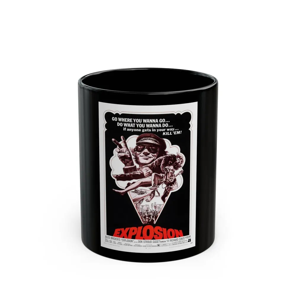 EXPLOSION 1969 Movie Poster - Black Coffee Mug-11oz-Go Mug Yourself