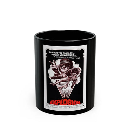 EXPLOSION 1969 Movie Poster - Black Coffee Mug-11oz-Go Mug Yourself