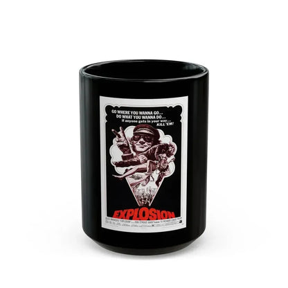 EXPLOSION 1969 Movie Poster - Black Coffee Mug 15oz - Go Mug Yourself