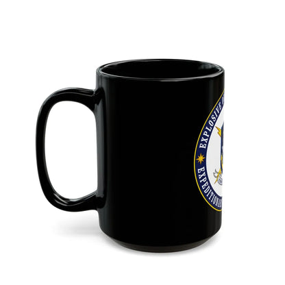 Explosive Ordnance Disposal Unit Two (U.S. Navy) Black Coffee Mug-Go Mug Yourself